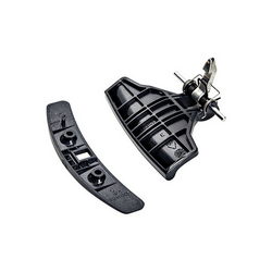 Door (hatch) handle assembly for Electrolux washing machine black