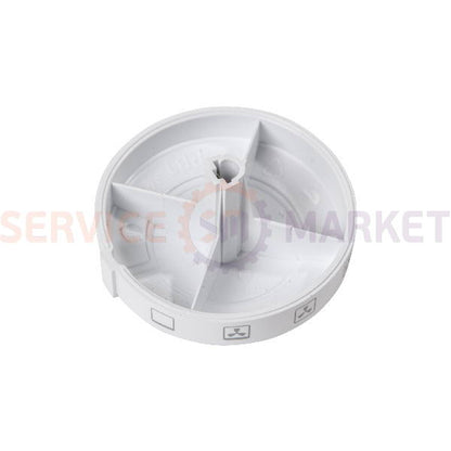Oven mode control knob Gorenje white/silver