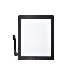 Сенсорный экран (тачскрин) с кн. HOME для планшета iPad 3/iPad 4 Apple черный (OR)
