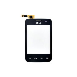 Сенсорный экран (тачскрин) для моб. телефона E435 Optimus L3 II LG черный (OR)