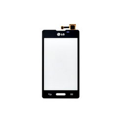 Сенсорный экран (тачскрин) для моб. телефона E450/E460 Optimus L5 II LG черный (HC)