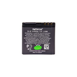 Battery BL-6P Li-ion 3.7V 830mAh for mobile phone Nokia (OR)