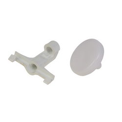 Колесо (ролик) + держатель нижн. ящика для посуд. машины Electrolux