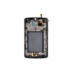 Display with touchscreen and front. case for mobile phone D380 L80 Dual Sim LG black (OR)