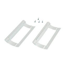 Set of door handles (2 pcs.) for refrigerator Electrolux white