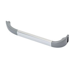 Ручка двери верхняя для холодильника Bosch серебристый/белый