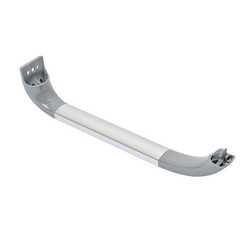 Upper door handle for Bosch refrigerator silver/white