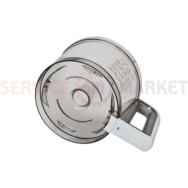Main bowl 1000ml for kitchen combi. Bosch white handle