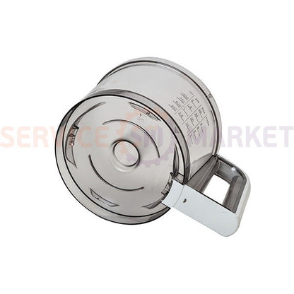 Main bowl 1000ml for kitchen combi. Bosch white handle