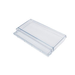 Freezer drawer panel (middle) 410x235mm Gorenje transparent