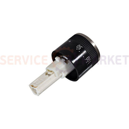 Temperature control knob for Gorenje oven black