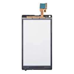 Touch screen (touchscreen) for mobile. phone C2105 S36h Xperia L Sony black (HC)