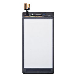 Touchscreen #CT4F0737FPC for mobile phone D2302 Xperia M2 S50h Sony black (OR)