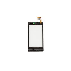 Touchscreen with front case for mobile phone 520/525 Lumia Nokia black (OR)