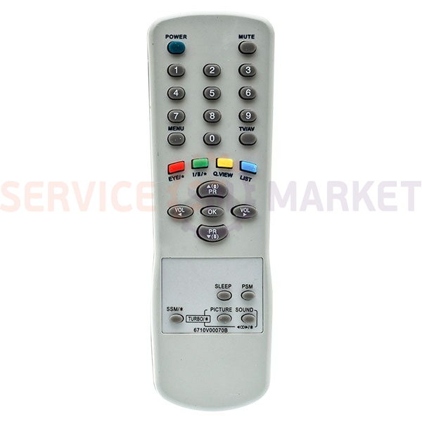 Remote control for TV 6710V00070B LG