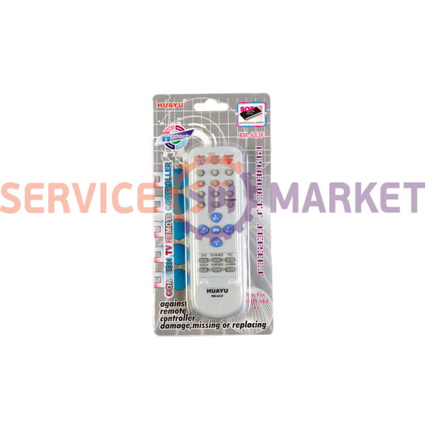 Remote control for TV RM-643F universal HUAYU
