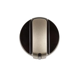 Control knob for Ariston hob black/silver