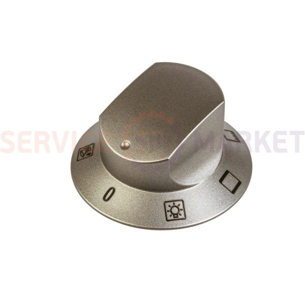 Ручка регулировки режимов духовки для плиты Gorenje серый