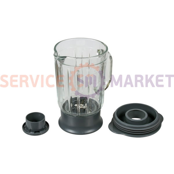 Blender bowl assembly 1200ml (glass) for kitchen. com. Kenwood gray (accessory)