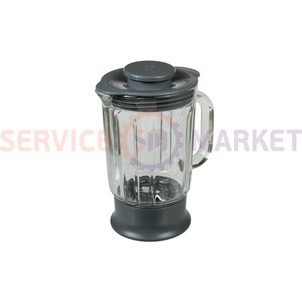 Чаша блендера в сборе 1200ml (стекло) для кух. комб. Kenwood серый (аксессуар)