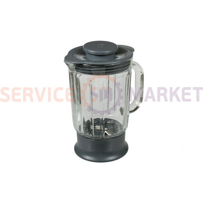 Чаша блендера в сборе 1200ml (стекло) для кух. комб. Kenwood серый (аксессуар)