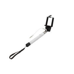 Монопод для селфи Z07-5S L=230-975mm подкл. проводное белая ручка