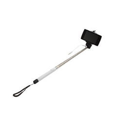 Selfie monopod Z07-5S L=230-975mm wired connection white handle