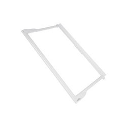 Glass shelf frame 485x300mm for refrigerator. Electrolux white
