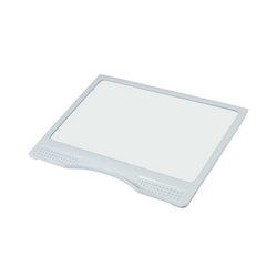 Shelf above the vegetable drawer in the refrigerator 480x365mm (glass with frame) Samsung