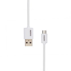 USB data cable (Micro USB) Remax L=1000mm for mobile phones white