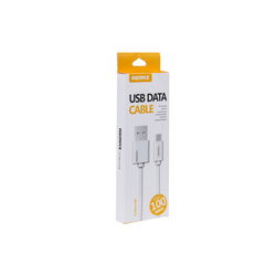 USB data cable (Micro USB) Remax L=1000mm for mobile phones white