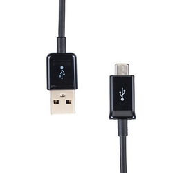 USB data cable (Micro USB) L=1000mm for mobile phones Samsung black