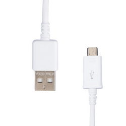 USB data cable (Micro USB) L=800mm for mobile phones Samsung white