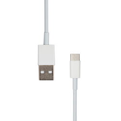 USB data cable (Type-C) L=1000mm for mobile phones white