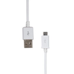 USB data cable (Micro USB) L=1500mm for mobile phones white