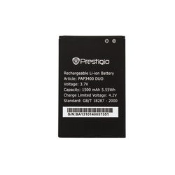 Аккум. батарея PAP3400 Li-ion 3.7V 1500mAh для моб. тел. Prestigio (OR)