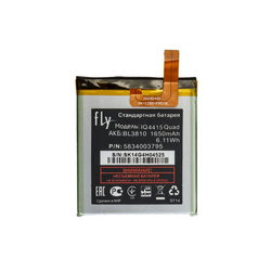 Аккум. батарея BL3810 Li-ion 3.7V 1650mAh для моб. тел. Fly (OR)