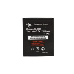 Аккум. батарея BL3808 Li-ion 3.7V 2000mAh для моб. тел. Fly (OR)