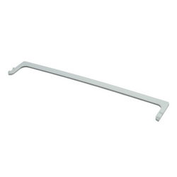 Front frame for glass shelf for refrigerator. Snaige white