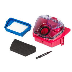 Dust container assembly for Rowenta vacuum cleaner red