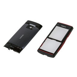 Корпус в сборе для моб. телефона X2-00 Nokia красный (HC)