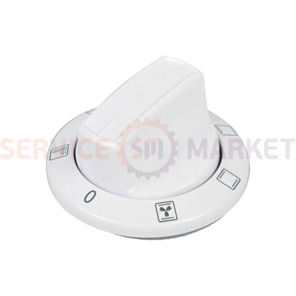 Ручка регулировки режимов духовки для плиты Beko белый