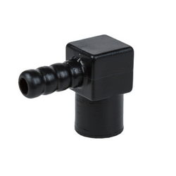 90° angle adapter for cappuccino maker for Saeco coffee machine, black