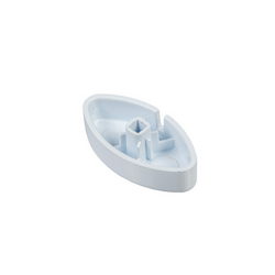 Decorative on/off button for Indesit dishwasher white