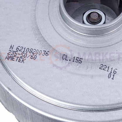 Vacuum cleaner motor D=129/87mm H=33/118mm 1200W (with protrusion) Ametek E063200085