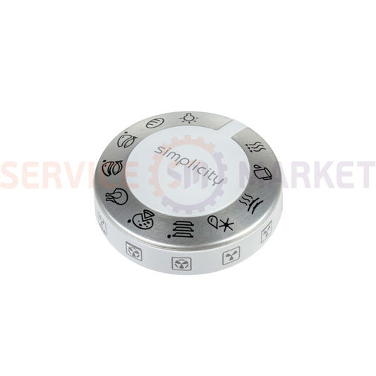 Ручка регулировки режимов для духового шкафа Gorenje белый