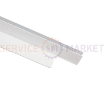 Frame back glass shelf for refrigerator. Snaige white