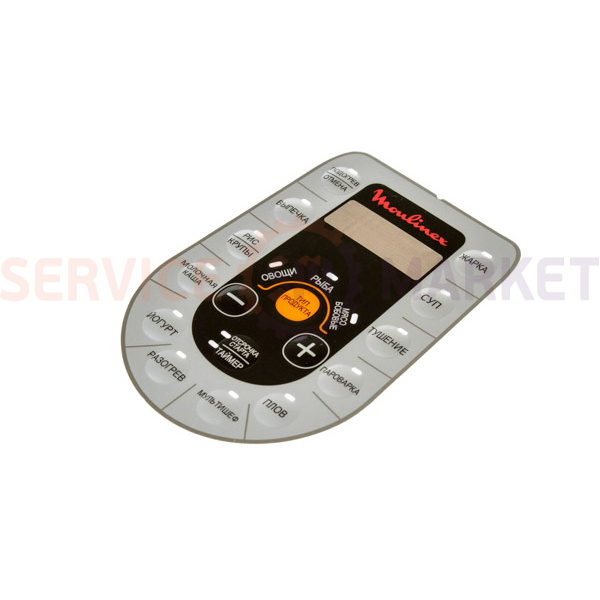 Decorative overlay on the control panel for the multicooker CE500E32/87A Moulinex