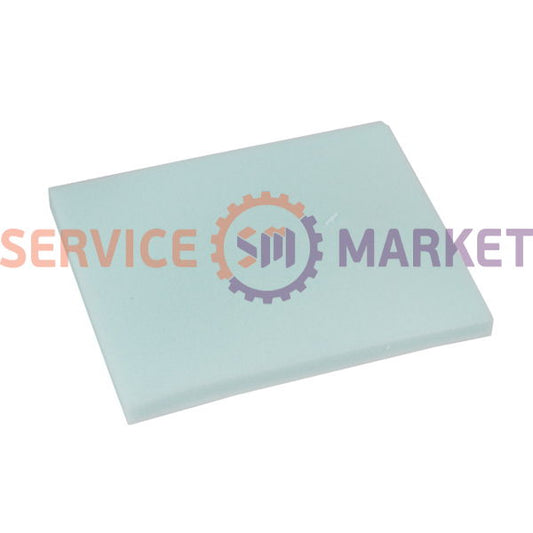 Filter container. (foam rubber.) for vacuum cleaner 145x110x3mm Philips