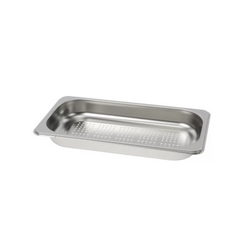 Perforated baking tray stainless steel 1/3 HZ36D533G 325x176x40mm for Bosch oven